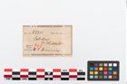 Etikett zu Bronzearmreif (NHMW-PRAE-025215)